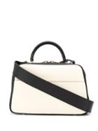 Valextra Medium Cross Body Bag - White