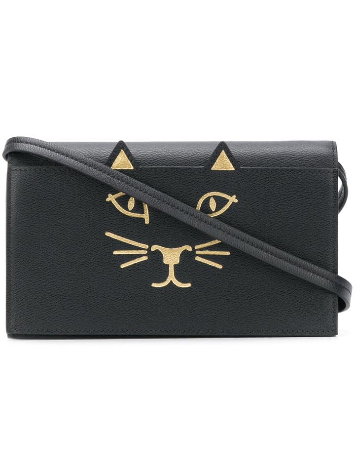 Charlotte Olympia Kitty Cross Body Bag - Black