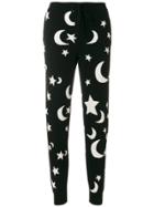 Chinti & Parker Midnight Sky Knitted Track Trousers - Black