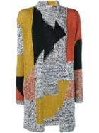 Etro Geometric Cardigan, Women's, Size: 44, Yellow, Cotton/polyamide/viscose