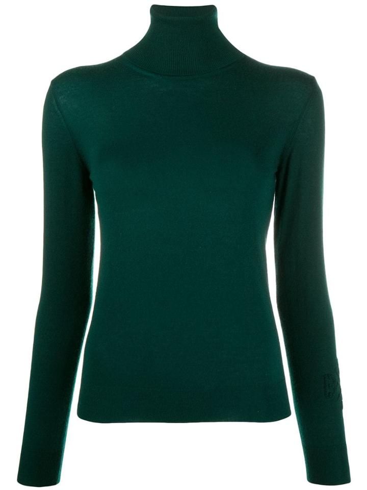 Barrie Turtleneck Cashmere Jumper - Green