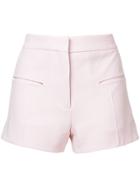 Carven Mid Rise Shorts - Pink & Purple