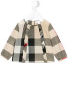 Burberry Kids - Checkered Blouse - Kids - Cotton - 24 Mth, Nude/neutrals