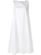 Wunderkind - Flared Dress - Women - Cotton - 36, White, Cotton