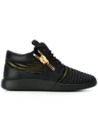 Giuseppe Zanotti Design Striped 'runner' Low-top Sneakers