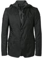 Prada Hooded Sports Blazer - Black