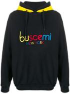 Buscemi Embroidered Logo Hoodie - Black