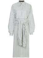 Ll By Litkovskaya Mid-length Shirt Dress - White