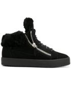 Giuseppe Zanotti Design Kriss Mid-top Snealers - Black