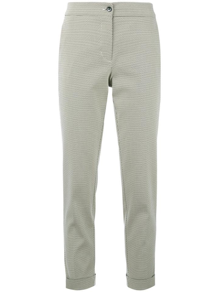 Etro Polka Dot Trousers - White