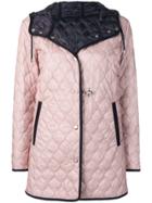 Fay Quilted Hooded Jacket - Pink