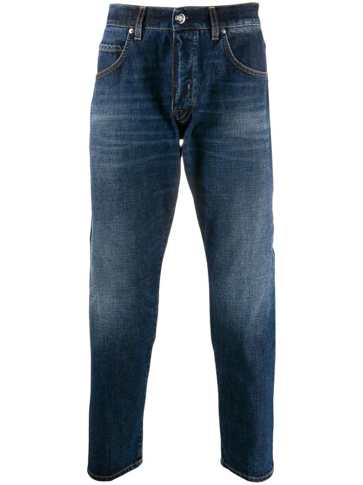 Two Denim Straight-leg Jeans - Blue
