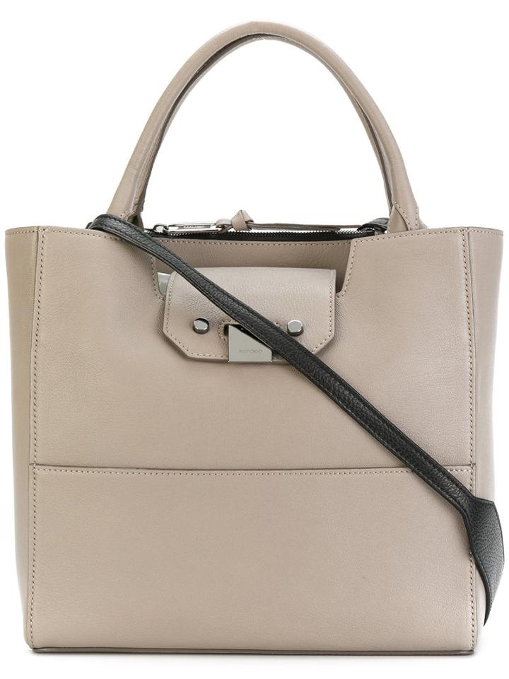 Jimmy Choo - Shoulder Bag - Women - Calf Leather - One Size, Grey, Calf Leather