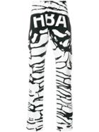 Hood By Air Peel Painted Effect Jeans - Black