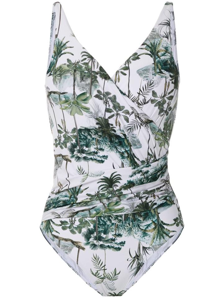 Lygia & Nanny Maisa Printed Swimsuit - White