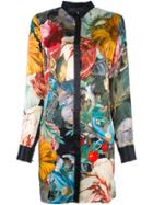 Philipp Plein Floral Print Shirt Dress - Multicolour