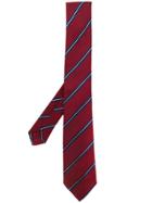 Borrelli Striped Tie - Red