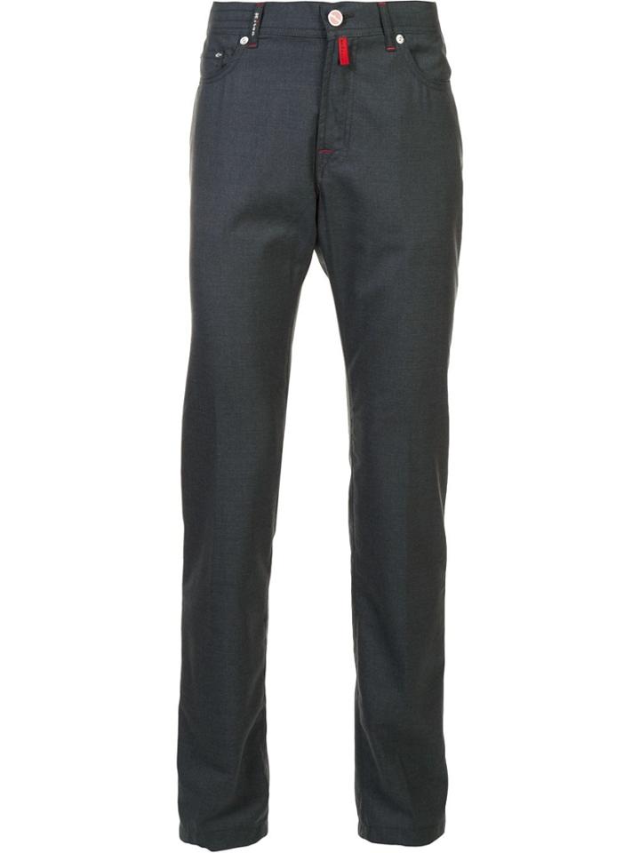 Kiton Tapered Trousers - Grey