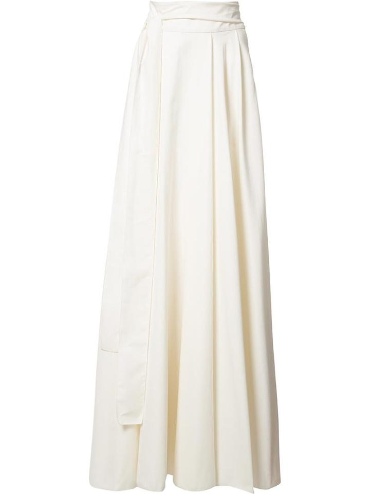 Novis 'vine' Pleated Skirt, Women's, Size: 4, White, Cotton