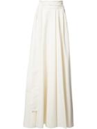 Novis 'vine' Pleated Skirt, Women's, Size: 4, White, Cotton