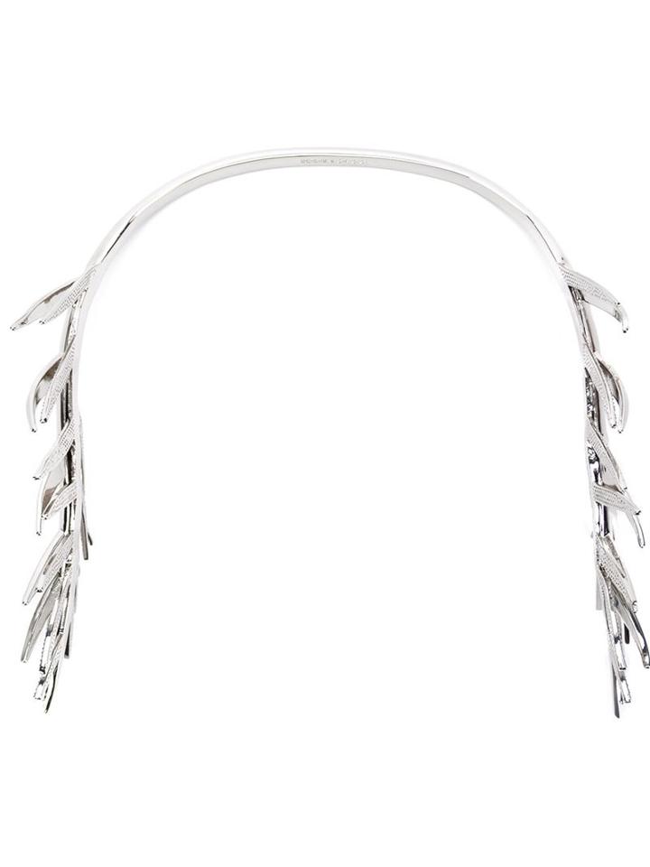 Eddie Borgo 'frond' Headpiece, Women's, Grey, Metal (other)