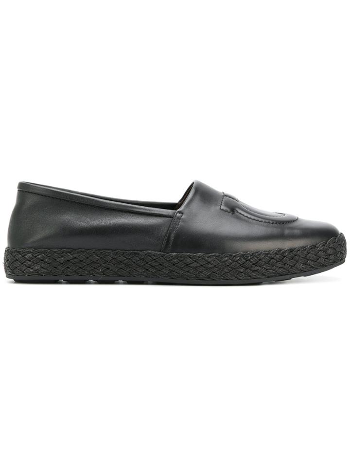 Salvatore Ferragamo Gancio Espadrilles - Black