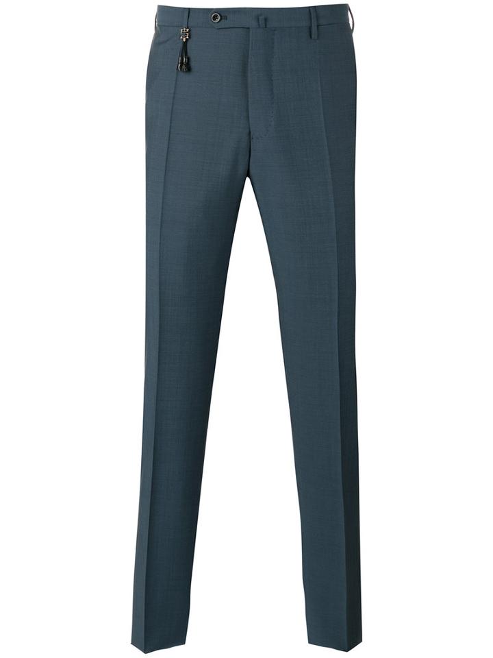 Incotex - Slim Tailored Trousers - Men - Mohair/wool - 54, Blue, Mohair/wool