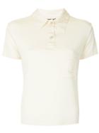 Fendi Vintage Short Sleeve Polo Shirt - White