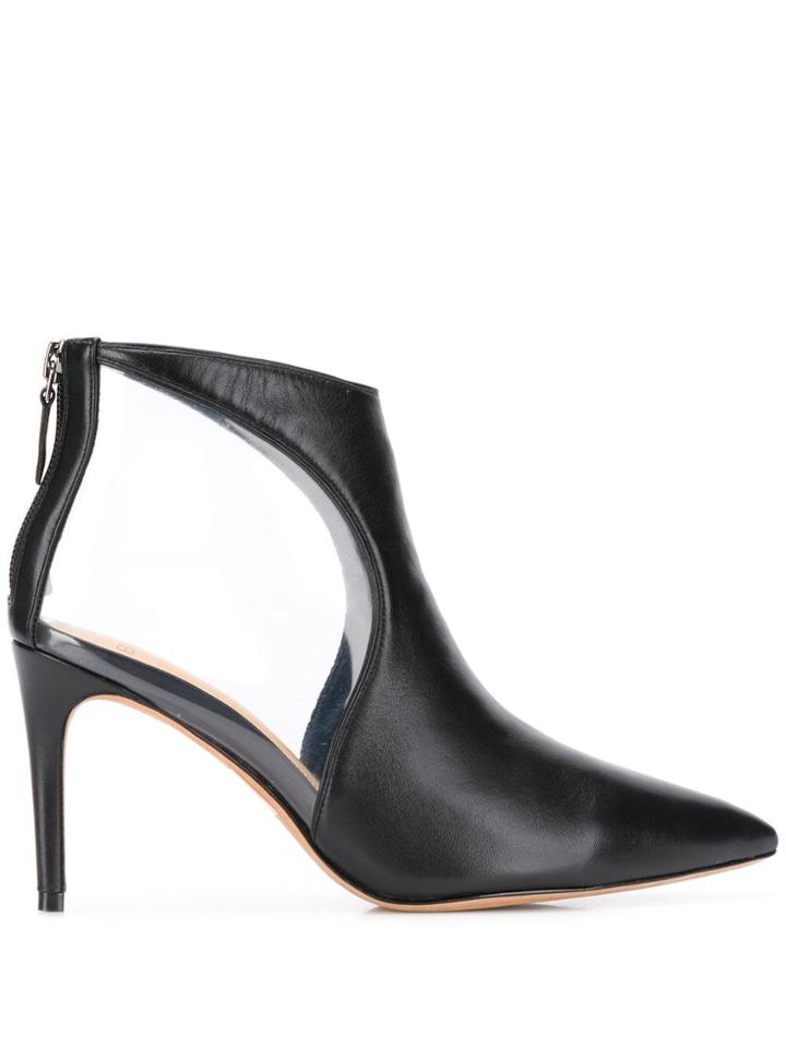 Alexandre Birman Cut-out Detail Ankle Boots - Black