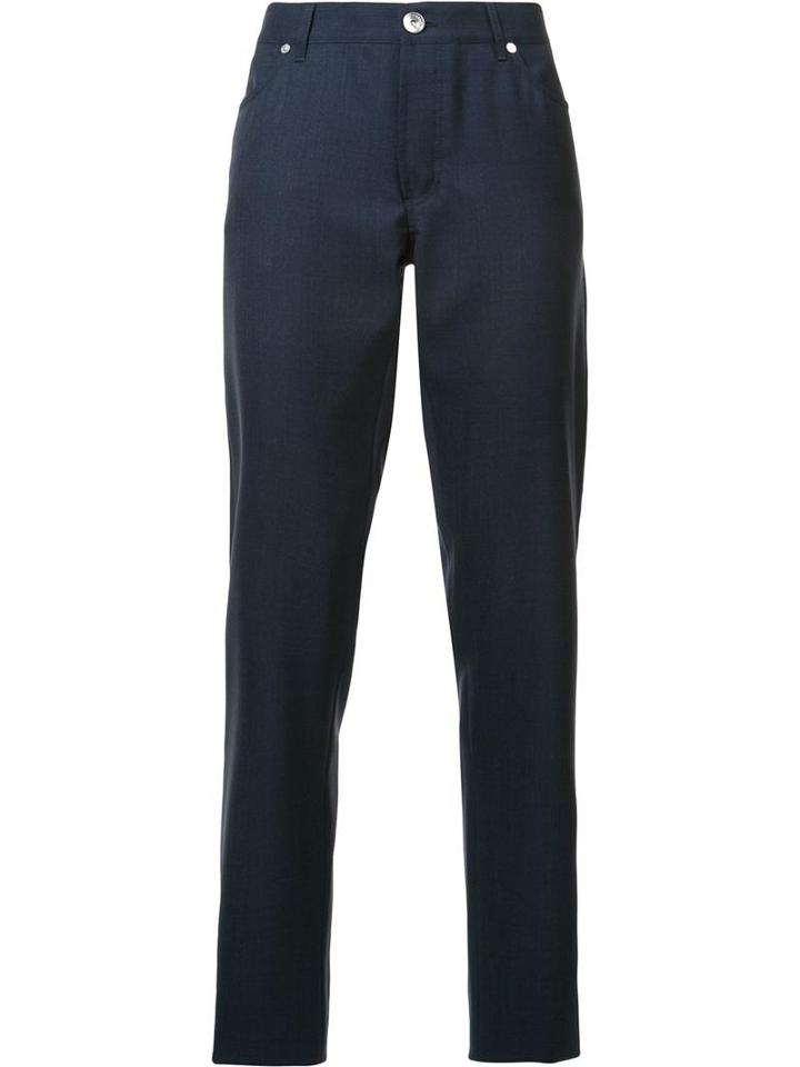Brunello Cucinelli Tailored Jeans, Men's, Size: 48, Blue, Wool
