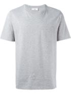 Ami Alexandre Mattiussi Patch Pocket T-shirt, Men's, Size: Small, Grey, Cotton