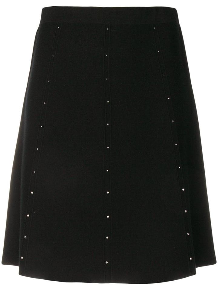 Steffen Schraut Embellished A-line Mini Skirt - Black