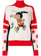 Stella Mccartney The Dandy Print Turtleneck Jumper - Neutrals