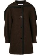 See By Chloé Oversized Buttoned Jacket - Brown