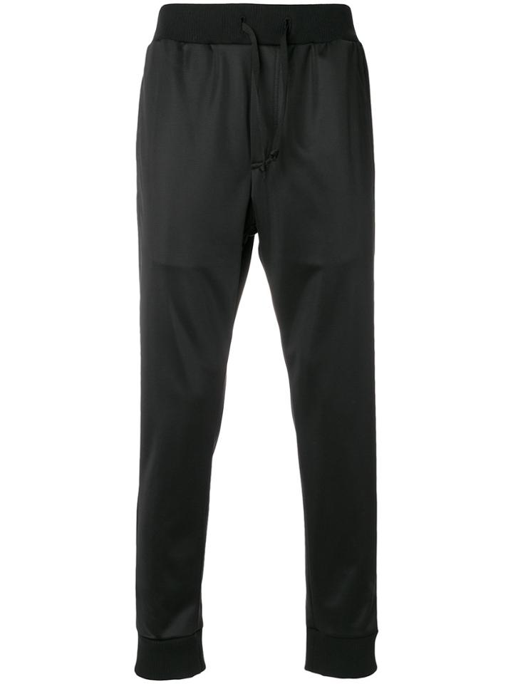 Frankie Morello Classic Fit Track Pants - Black