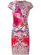 Roberto Cavalli Garden Of Eden Print Dress - Multicolour