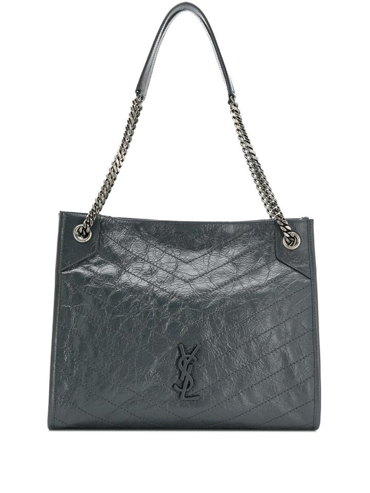 Saint Laurent Niki Shopper Bag - Grey