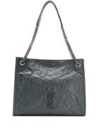 Saint Laurent Niki Shopper Bag - Grey