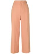 Chloé - Stretch Wool Pants - Women - Silk/spandex/elastane/acetate/virgin Wool - 38, Nude/neutrals, Silk/spandex/elastane/acetate/virgin Wool