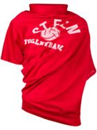 Junya Watanabe Comme Des Garçons Draped Printed T-shirt - Red