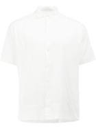 08sircus Short-sleeve Shirt, Men's, Size: 6, White, Cotton