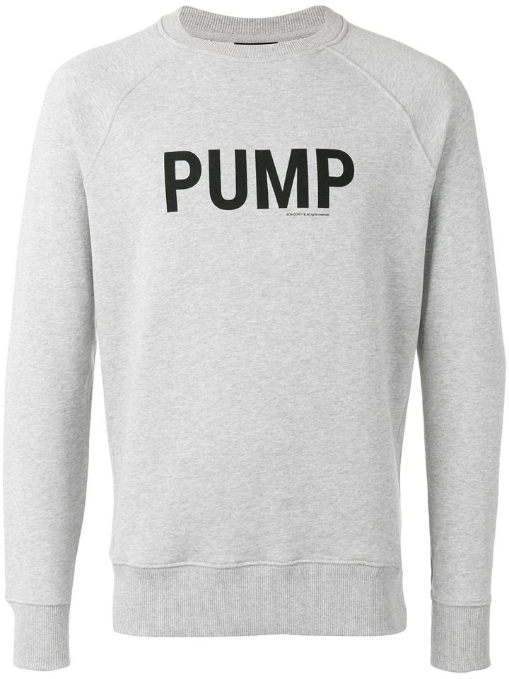 Ron Dorff Pump Sweatshirt, Men's, Size: Medium, Grey