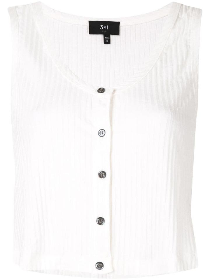 3x1 Dolly Tank Top - White