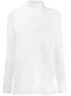 Proenza Schouler Fringed Jumper, Women's, Size: Xs, White, Cotton/wool