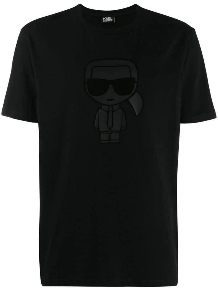 Karl Lagerfeld Ikonik Print T-shirt - Black