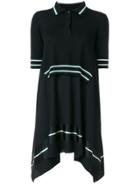 I'm Isola Marras Polo Shirt Layered Dress - Black