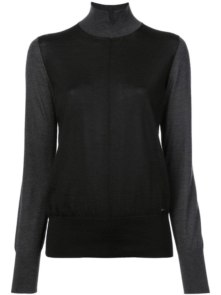 Akris Turtleneck Jumper - Black