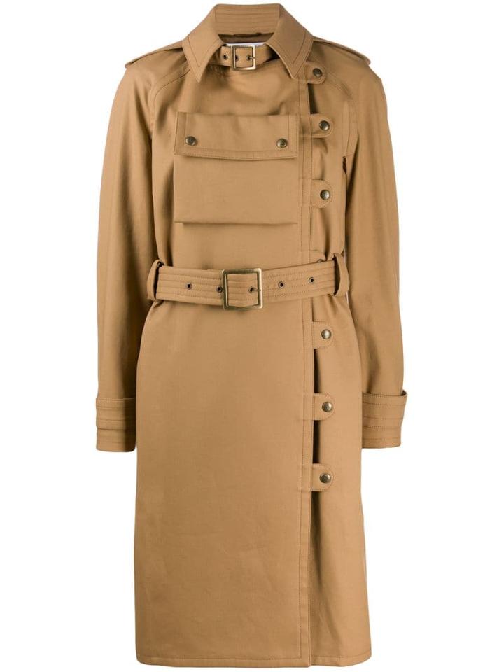 Courrèges Utility Trench Coat - Neutrals