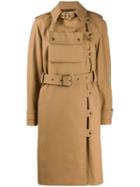 Courrèges Utility Trench Coat - Neutrals