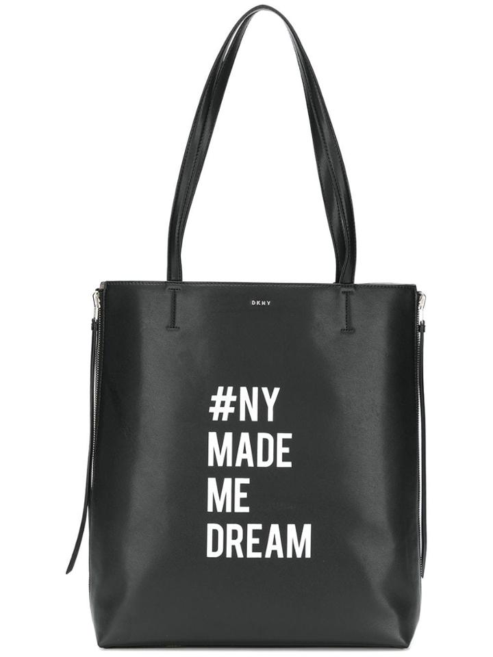 Dkny Mey Reversible Tote Bag - Black